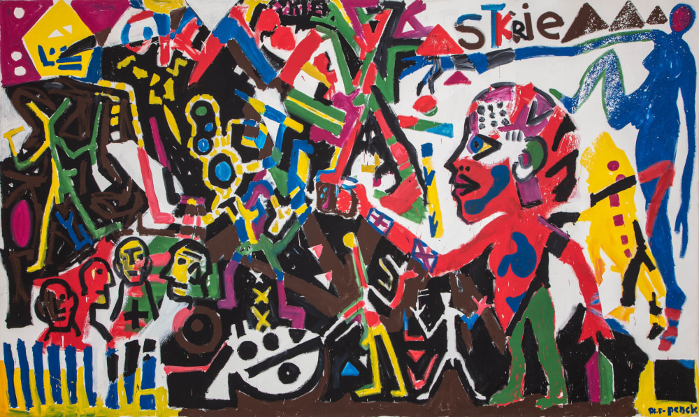 A.R. PENCK - Systems: Felt Works and Paintings - Exhibitions - Michael Werner Gallery, New York, London, Beverly Hills, Athens
