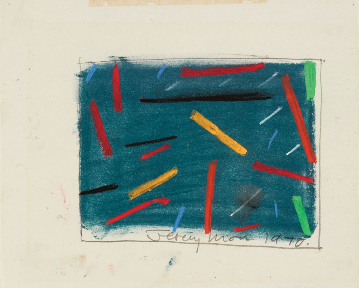 Jeremy Moon
Drawing&amp;nbsp;[1970], 1970
Pastel and pencil on paper
8 x 10 inches
(20.3 x 25.4 cm)