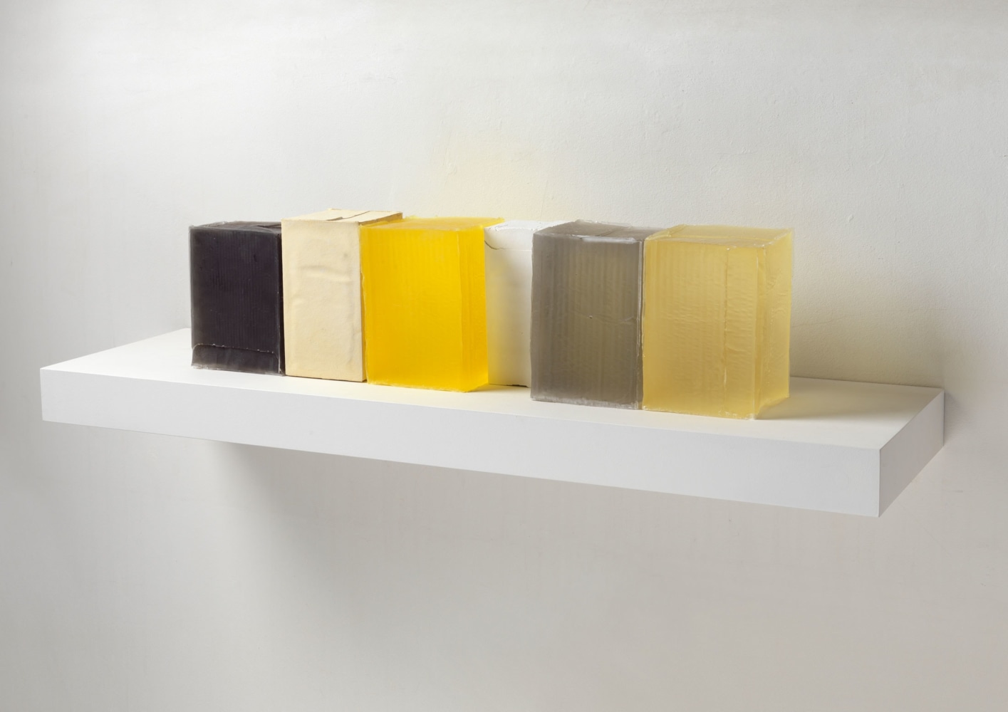 Rachel Whiteread
Grey, Yellow, Yellow, 2009
Resin, plaster, wood and metal
6 1/4 x 35 3/8 x 4 3/8 inches
(16.0 x 90.0 x 11.0 cm)