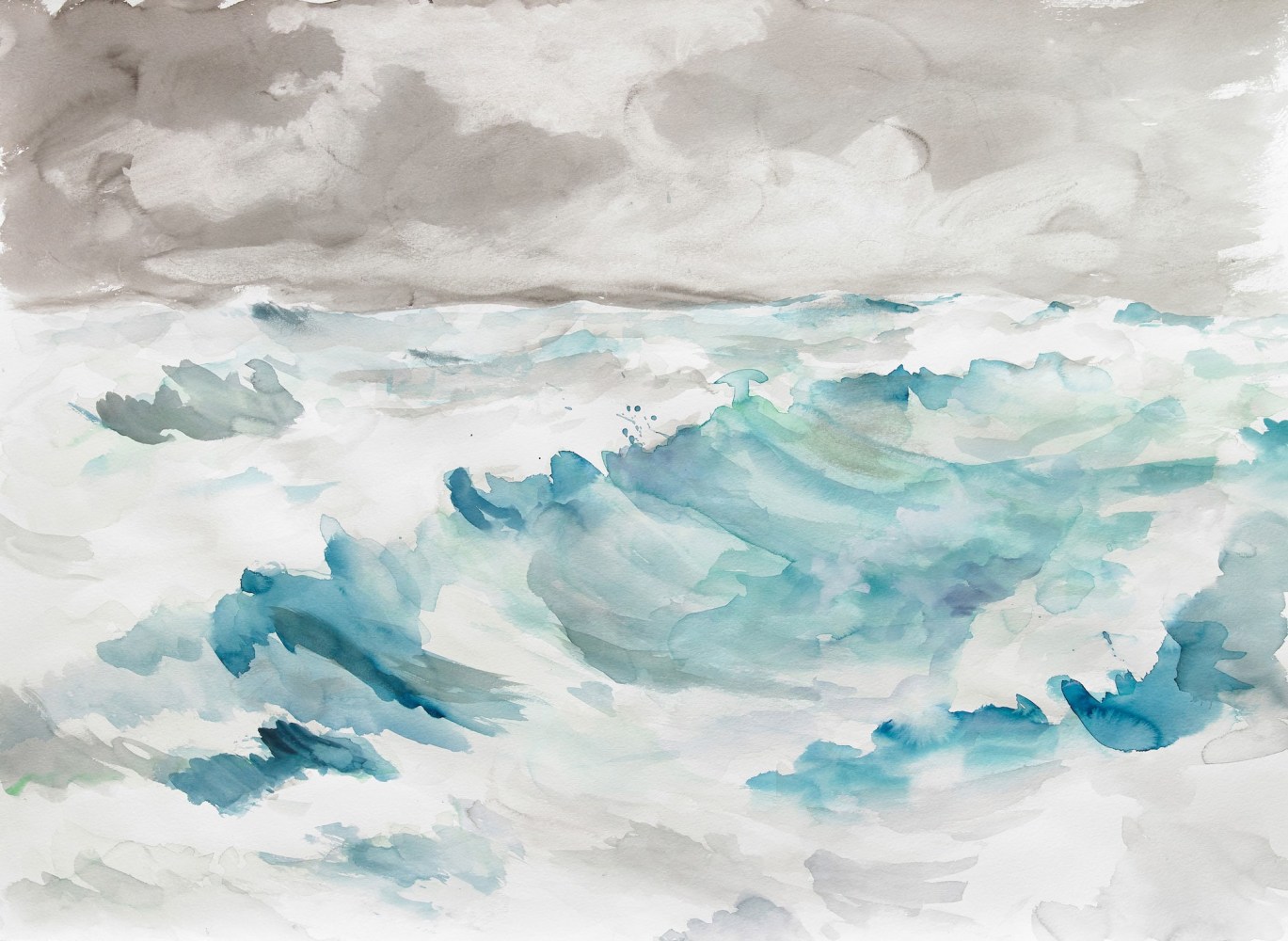 Ragnar Kjartansson
Omnipresent Salty Death, 2015
Watercolor on paper
22 7/8 x 29 7/8 inches
(58 x 76 cm)
