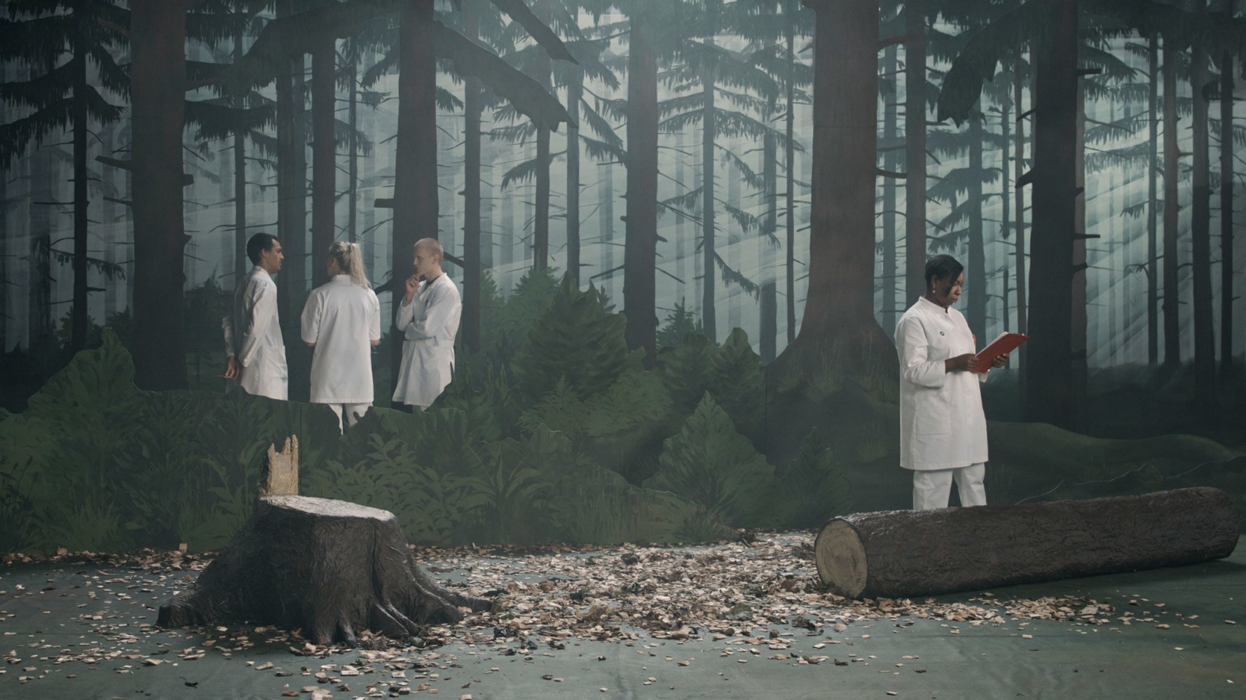 Ragnar Kjartansson
Figures in Landscape (Monday), 2018
Single-channel video
Duration: 24 hours