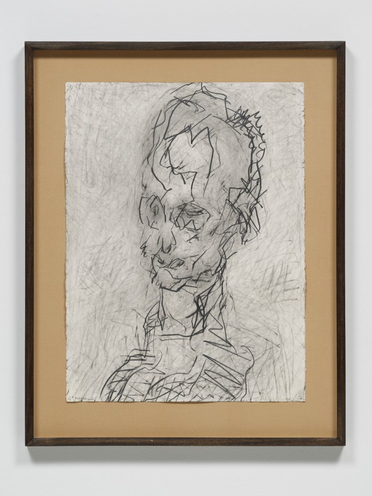 Frank Auerbach
Head of William Feaver, 2003
Pencil and graphite on paper
30 x 22 1/2 inches
(76.2 x 57.1 cm)
Private Collection