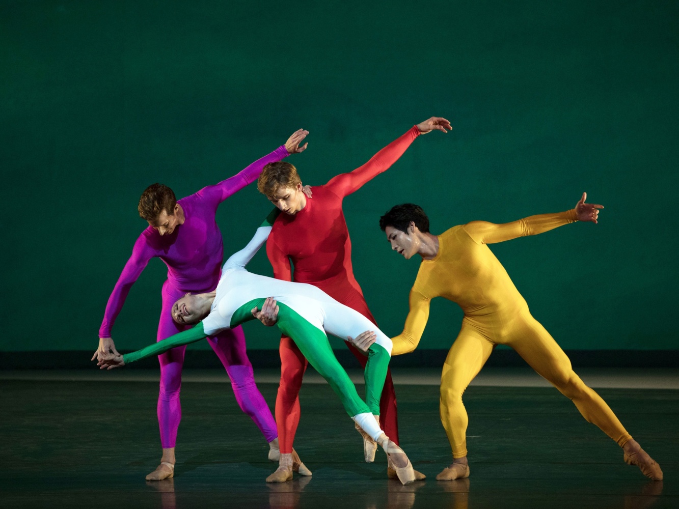 Sarah Crowner
Scene from&amp;nbsp;Garden Blue, 2018
American Ballet Theater, New York
Sets and costumes by Sarah Crowner, choreographed by Jessica Lang
Photo by Rosalie O&amp;#39;Connor; Courtesy of American Ballet Theatre.