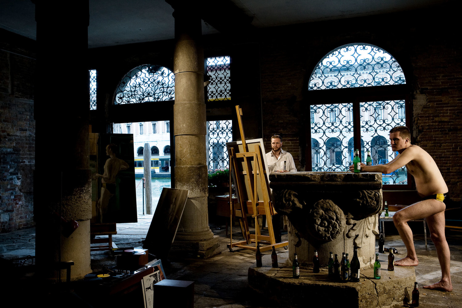 Ragnar Kjartansson
The End &amp;ndash; Venezia, 2009
144 paintings, oil on canvas
Dimensions variable
Performed at the Icelandic Pavilion during the 53rd Venice Biennale, Italy
June 14 &amp;ndash; November 22, 2009
Duration: 6 hours, daily