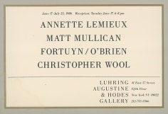 Announcement card