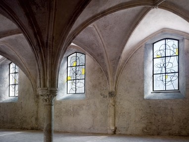 Stained glass windows by Wool