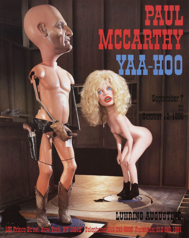 Paul McCarthy, YAA-HOO poster, September 7 – October 12, 1996