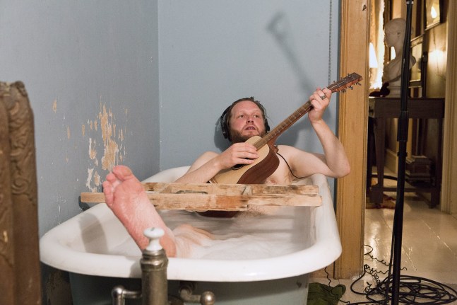 Ragnar Kjartansson
The Visitors, 2012
Nine-channel HD video projection
Duration: 1 hour, 4 minutes
Photo: El&amp;iacute;sabet Davidsdottir
