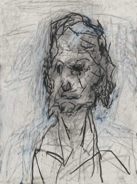Frank Auerbach
Head of Ruth Bromberg, 2003
Pencil, graphite, and chalk on paper
30 1/8 x 22 1/2 inches
(76.5 x 57.1 cm)
Private Collection