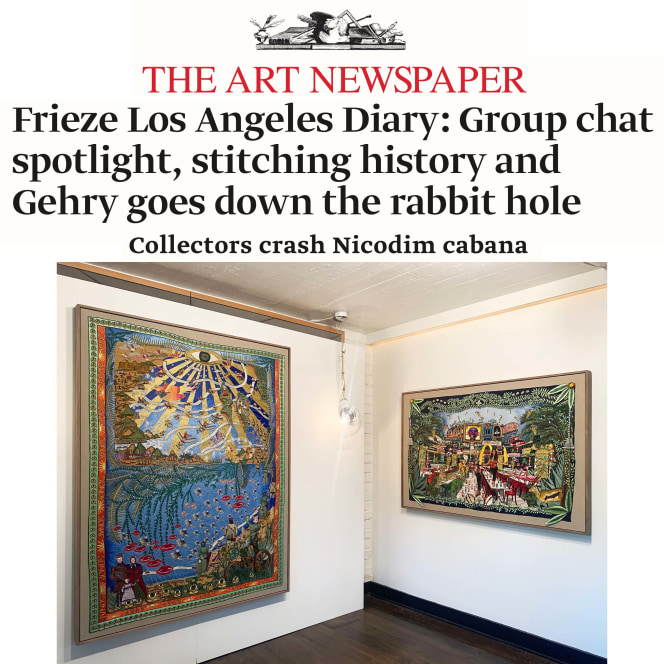 Collectors Crash Nicodim Cabana in the Frieze Los Angeles Diary